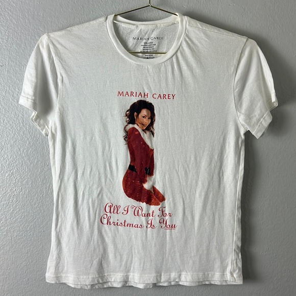 Mariah Carey Tops - Mariah Carey "All I Want For Christmas Is You" Christmas Album Top